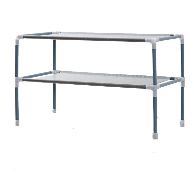 Shoe Rack Stainless Steel + Non-Woven Fabric Standing Shoe Rack DIY Shoes Storage Shelf Shoe Cabinet Home Organizer Accessories