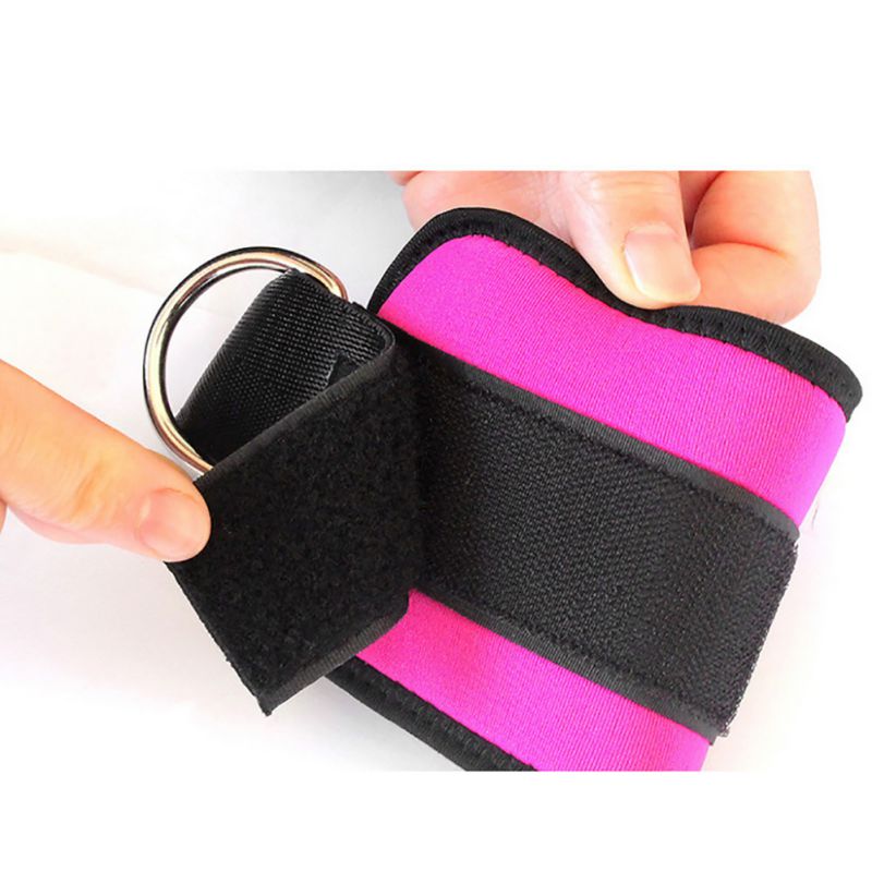 Remise en forme réglable d-ring sangles de cheville Support de pied cheville protecteur Gym jambe pull avec boucle sport pieds garde