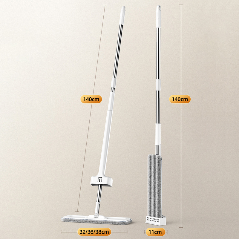 Squeeze Mop Free Hand Washing Microfiber Floor Mops 360 Degree Rotating Head Bathroom Kitchen Cleaner Household Cleaning Tools