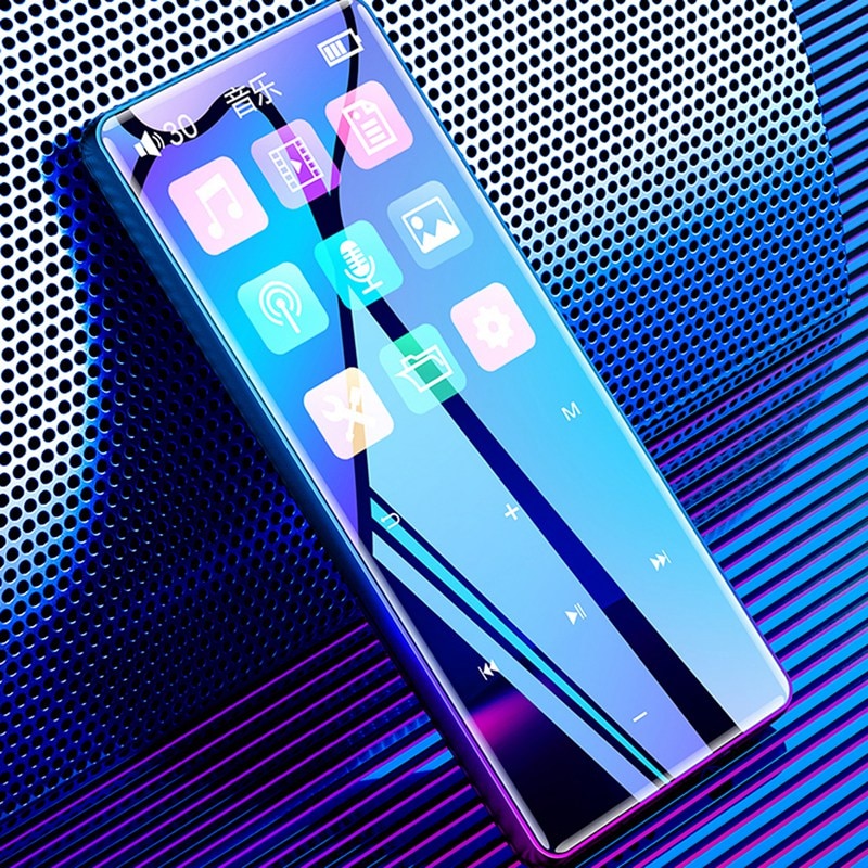 Yescool X10 Music Player Full Screen Hd Press Bluetooth Mp4 1.8-Inch Color Screen Mp3 Player 32Gb Ram