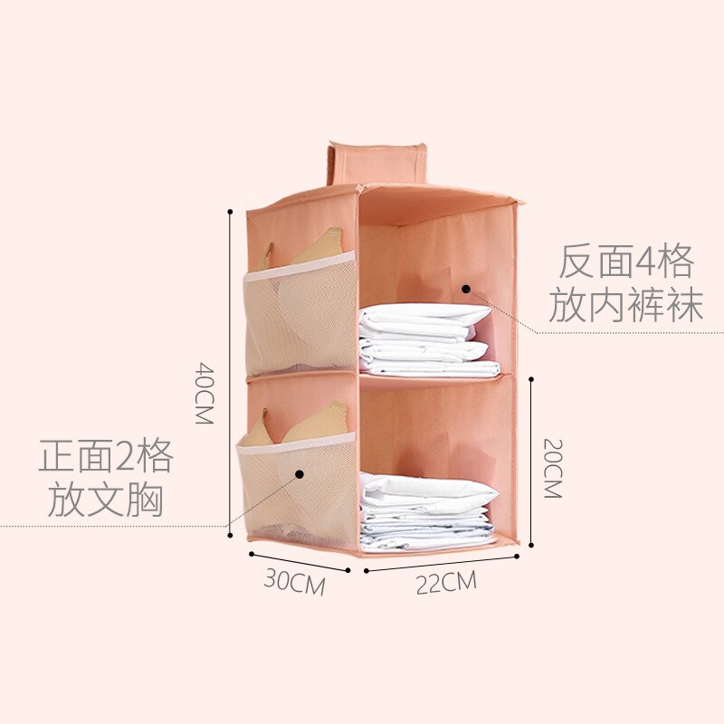 Multi-layer wardrobe closet foldable item storage rack clothes inner hanger closet organizer closet organizer storage shelf: Y65-3 / 4 layer