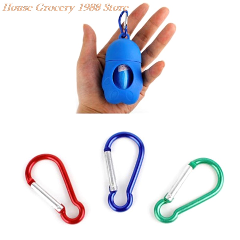 Pet Waste Bag Dispenser For Dog Waste Bag Holder Plastic Garbage Bag Dispenser Carrier Case Dog Pet 15 Roll Waste Poop Bags