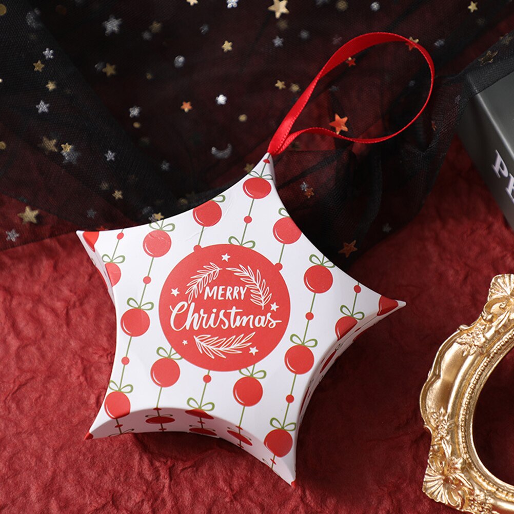 Kerstcadeau Dozen Kerst Papier Dozen Chocolade Snoep Goodies Dozen Papier Gunst Behandelen Prachtige Kerstcadeau Dozen