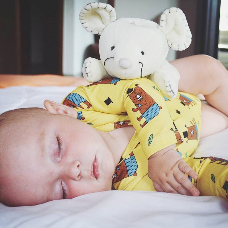 TinyPeople Teddy bear cute Baby Bodysuit Cotton Long Sleeve spring newborn Baby Boys onesie Girls jumpsuit infant bebe Clothing