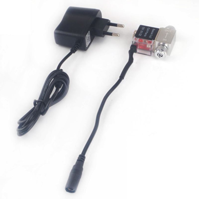 CO2 Solenoid Valve DC 12V Aquarium CO2 Regulator System Low Temperature Solenoid Valve for Tank: EU Double head