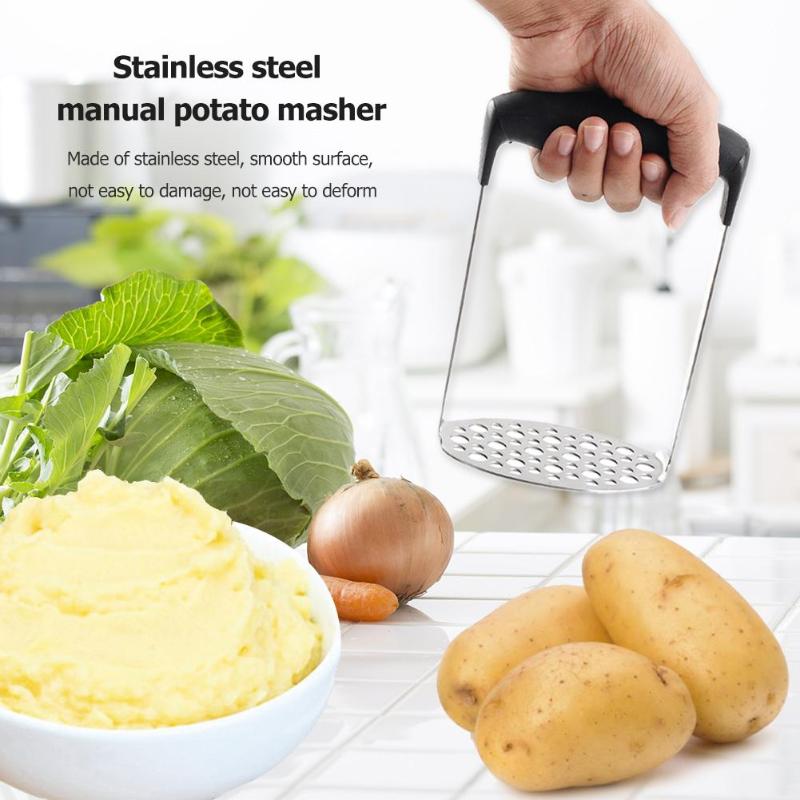 Handleiding Aardappel Modder Stamper Rvs Groente Fruit Keuken Accessoire