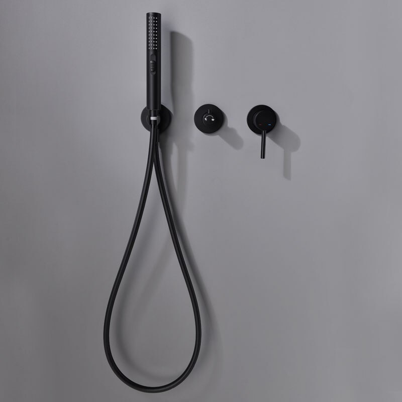 Messing Zwart Bad Douche Kranen Regendouche Badkam... Grandado