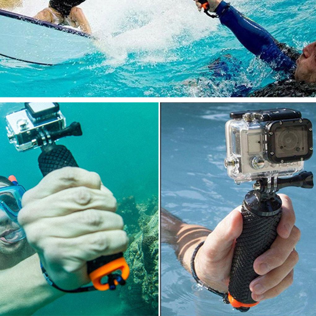 Heldere Kleur Waterdichte Onderwater Handgreep Handvat Mount Duiken Monopod Handheld Voor Gopro