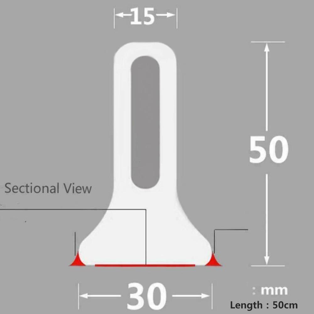 Bathroom Water Stopper Flood Barrier Rubber Dam Silicon Water Blocker Dry and Wet Separation Improve