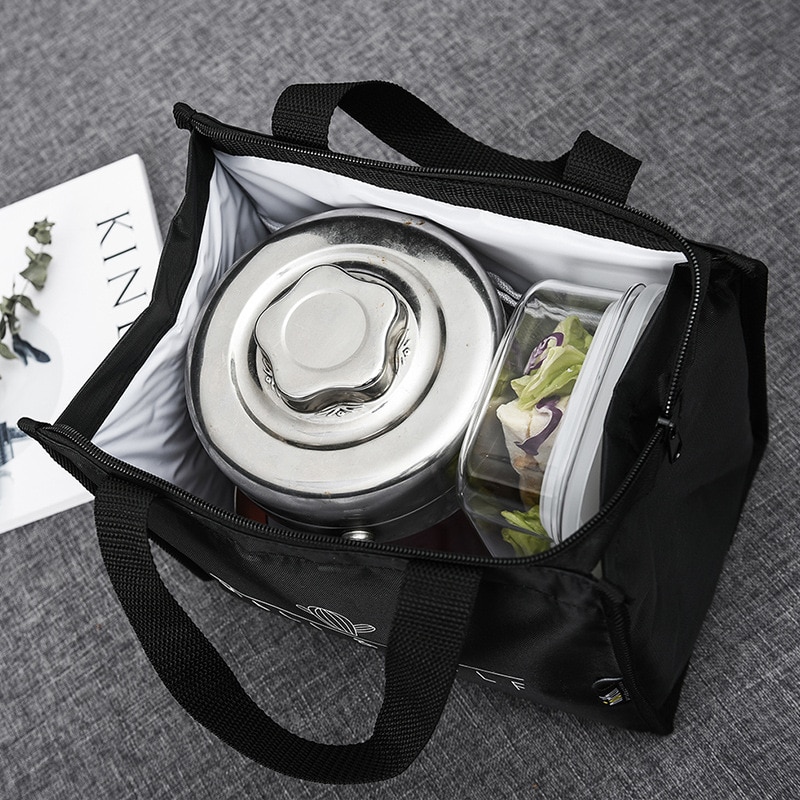 Vertraglich Stil Isolierte Mittagessen Tasche, Langlebig Bento Beutel, Thermische Isolierte Mittagessen Kasten,Tote Kühltasche, mittagessen Container