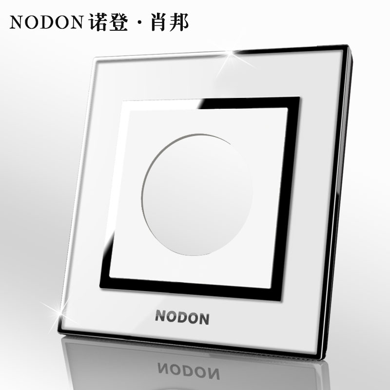 Blank panel Cover with outlet hole 86 model universal opening wall switch socket champagne gold panel: 4