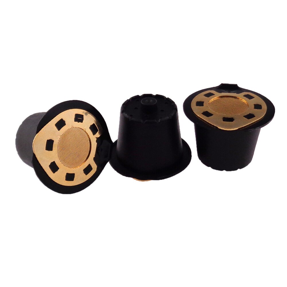 Gjenbrukbar kapsel til nespresso kaffemaskin påfyllbar filter essenza, essenza krups, u, umilk, citiz lattissima +