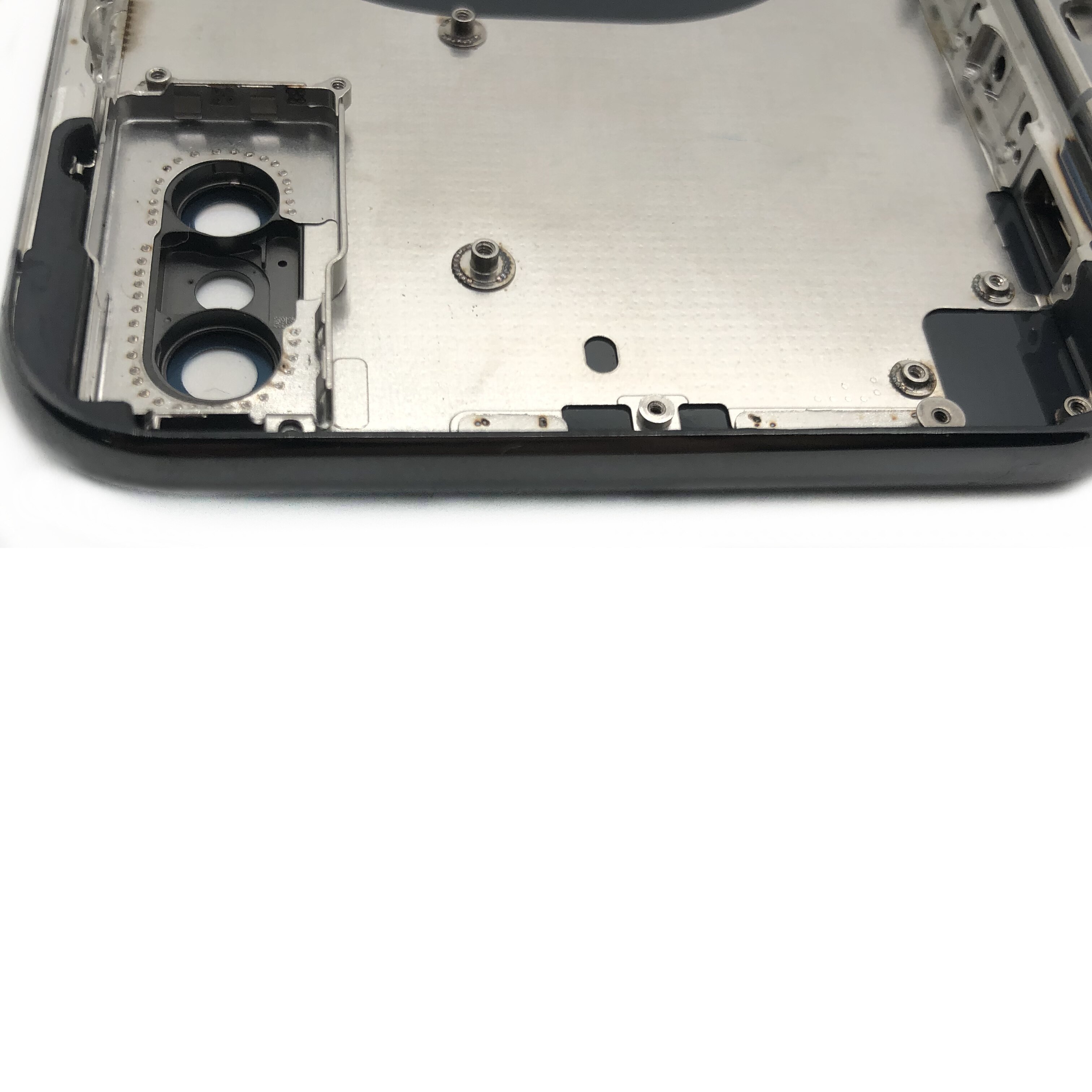 Bakre batteriskal bakre skal för iphone x xr xs max bakhus + mittram med bakglas med ce för iphonex xr xs