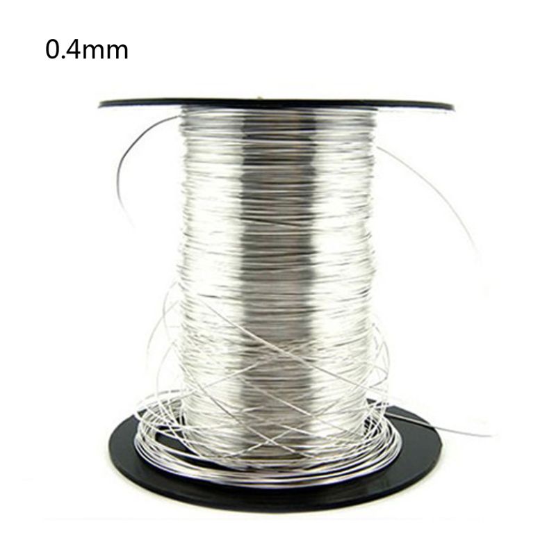 Alambre de plata de ley 925 de 1 M para fabricación de joyas, 0,3/0,4/0,5/0,6/0,7/0,8/0,9/1,2mm: B