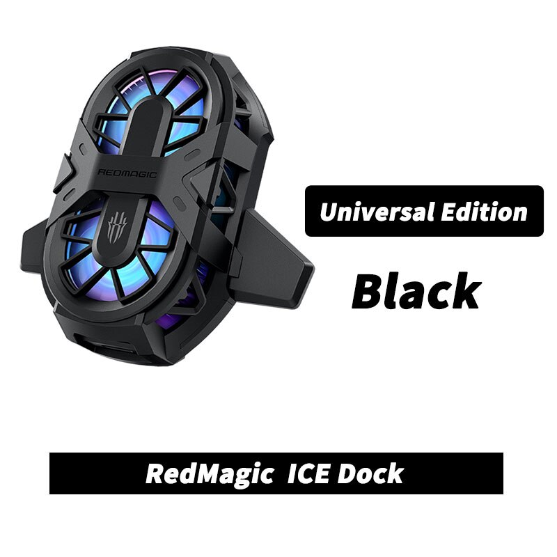 Alkuperäinen redmagic dual core cooler redmagic 6 6s pro pelipuhelin dual core tuuletinjäähdytin red magic 6 pro jäätelakointiasemalle: Dualcore coole unive