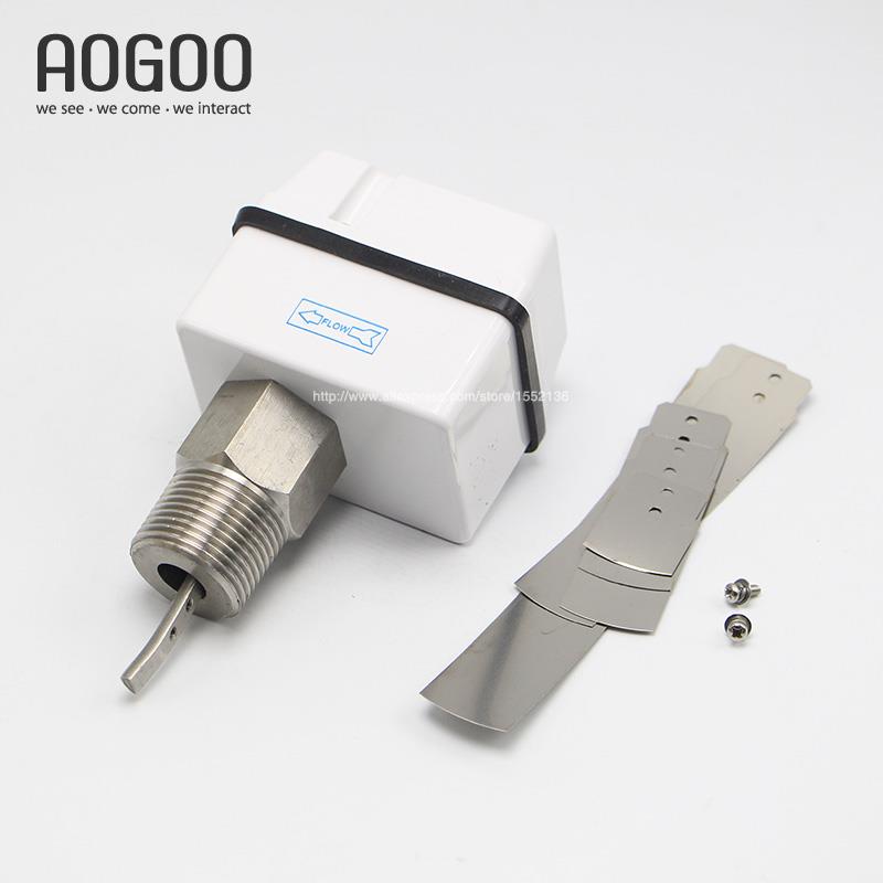 Water Flow Switch 1" Corrosion Resistance The Seal Type Stainless Steel Liquid Flow Control ZFS-25S 11NPT