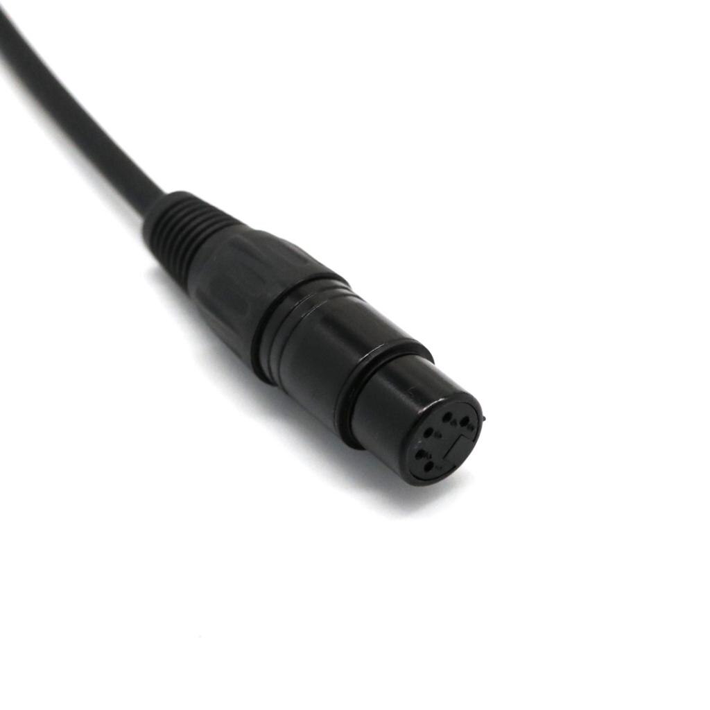 5Pin Female To 3Pin XLR Male DMX Adapter Cable Lead Lighting Accessory