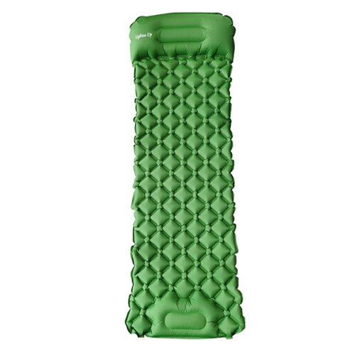 Outdoor Aufblasbare Matratze Diamant Ultra-Licht Camping Matte Wandern Air Kissen Tragbare Schlaf Matte Feuchten Beweis Wasserdicht Pad: self-inflating
