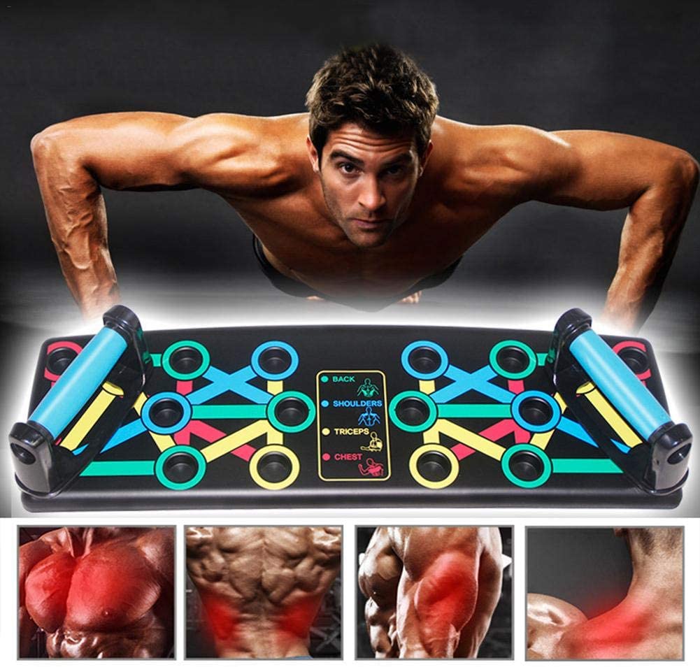 Push-up Rack Folded Board Set Abdominales Bar Multi-Function Fitness Home Gym Chest Muscle Grip Training and Exercise Equipment