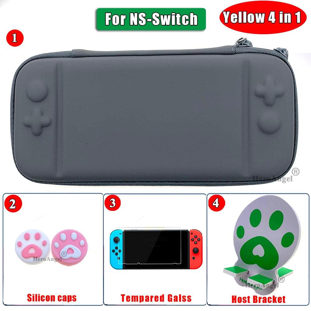 Przenośna pamięć masowa torba na przełącznik Nintendos twarda obudowa ochronna torba podróżna do przenoszenia Cas na przełącznik NS Lite konsola Dropshipping: SwitchGrey
