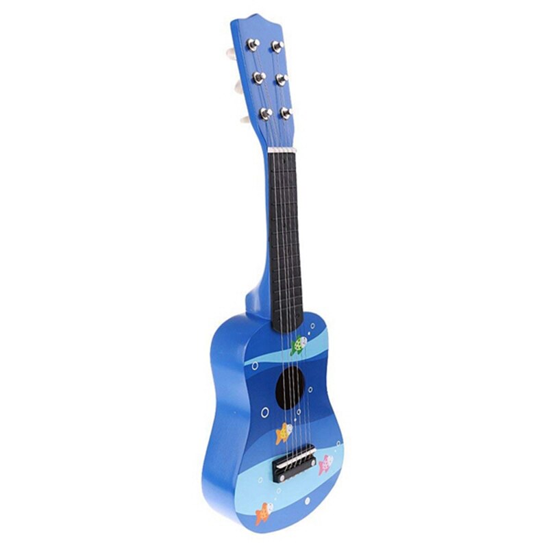 Barn gitarr leksak , 21 tum 6 strängar klassiskt trä musikinstrument gitarr barn gitarr musikinstrument leksak