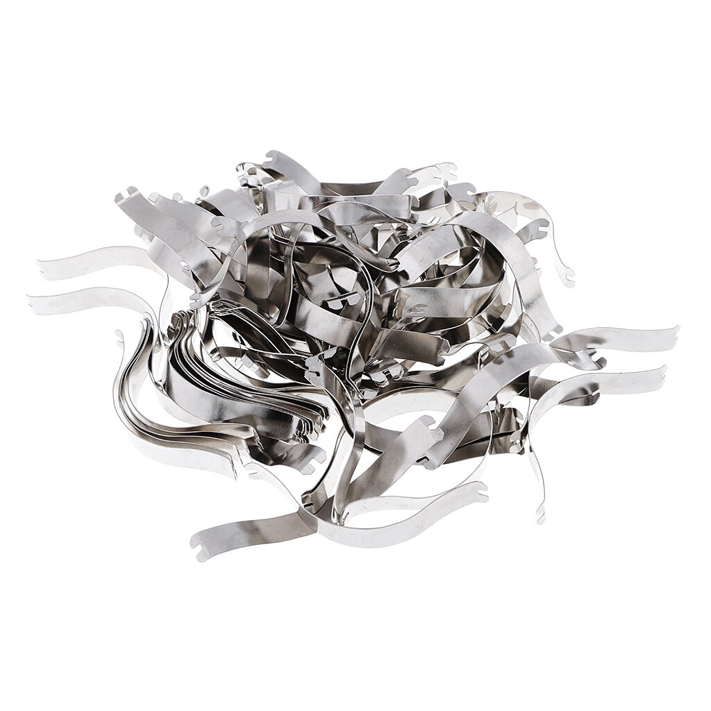 100 Pieces Spring Clips - Great Metal Aluminum Picture Frame Hardware DIY Picture Framing Tools