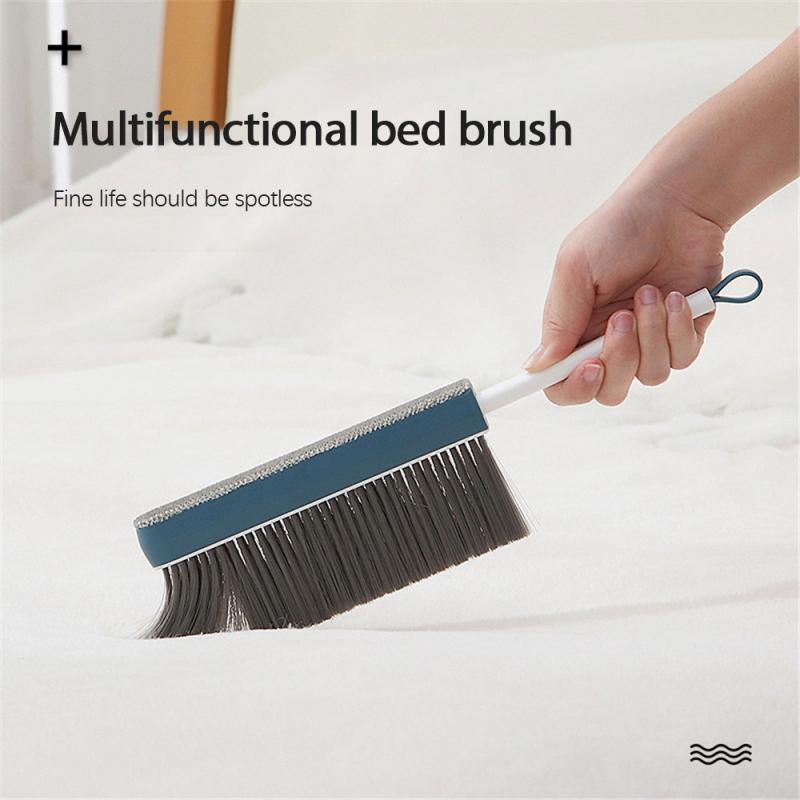 Retractable Double-sided Dusting Brush Long Handle Sweeping Bed Brush Gap Multifunctional Household Bedroom Sofa Cleaning Brush