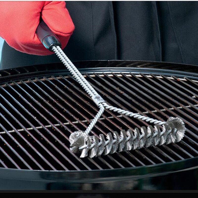 Køkken tilbehør grill grill grill kit rengøringsbørste rustfrit stål madlavning værktøj grill gadgets tilbehør børster