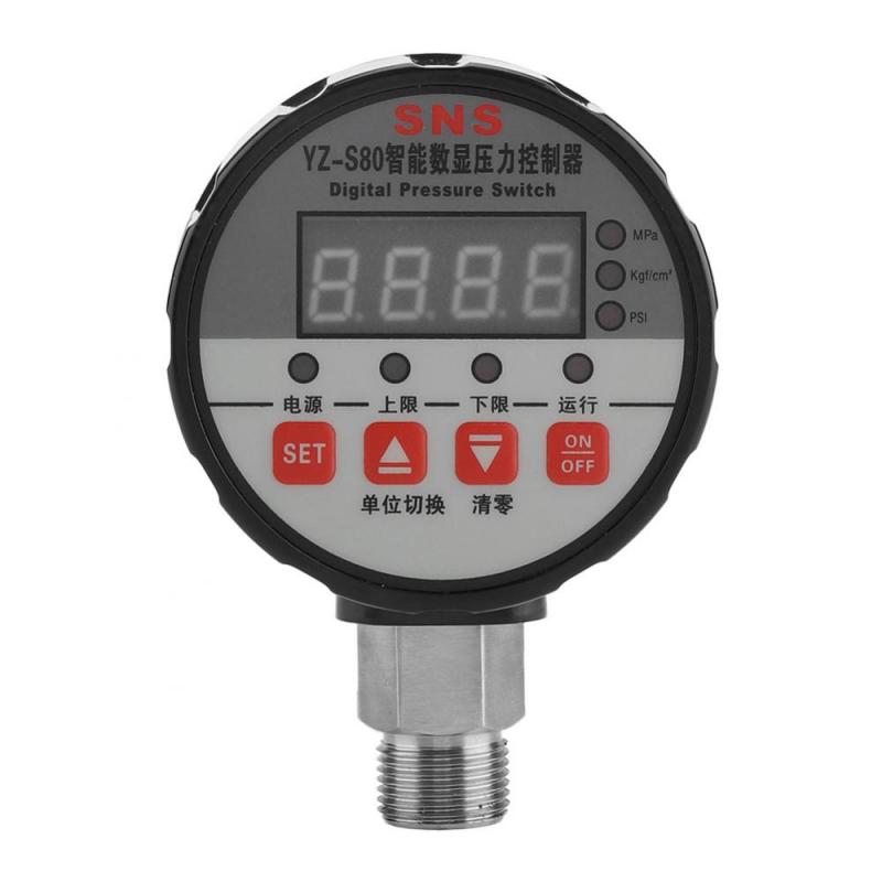 220V Digital Pressure Switch Controller 0-2Mpa 0.5% FS Accuracy for Water Pump Air
