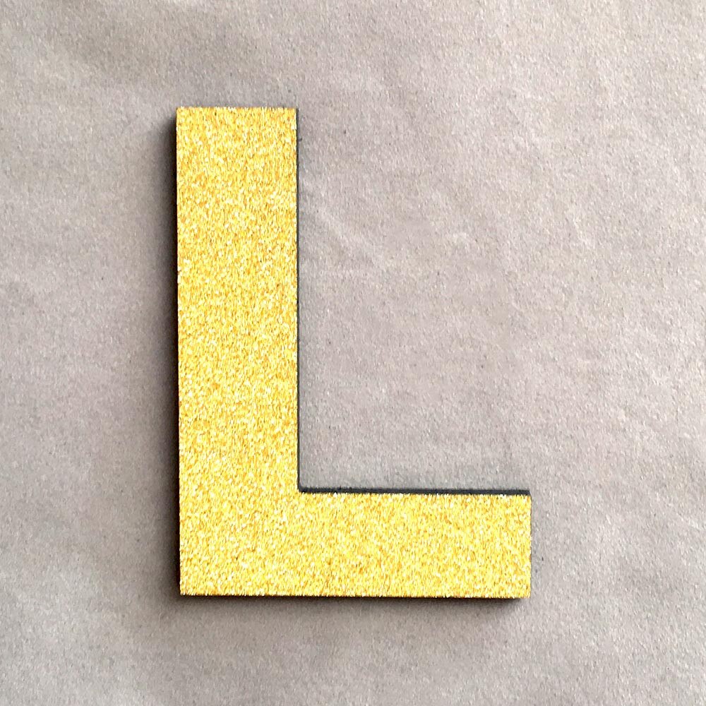 DIY Foam Letters Gold Alphabet Sticker Wedding Birthday Party Home Decorations: L
