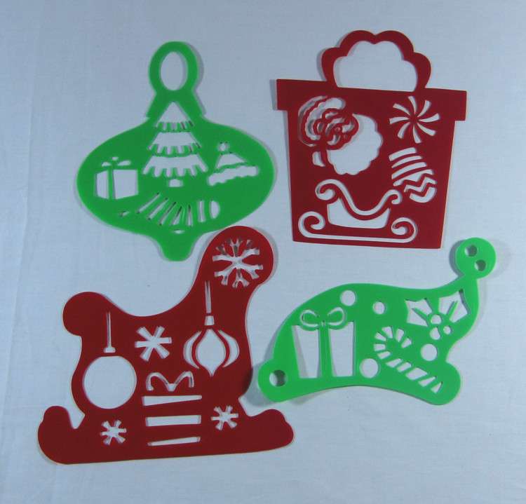 Kinderen Puzzel Vroeg Schilderen Vrolijk Kerstfeest Tekentafel Schetsblok Speelgoed Briefpapier Sjabloon Tools Plastic Unisex