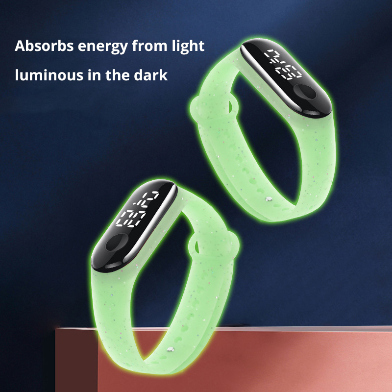 Reloj deportivo para niños y adolescentes, pulsera Digital Led ultraligera con correa de silicona, resistente al agua, Unisex