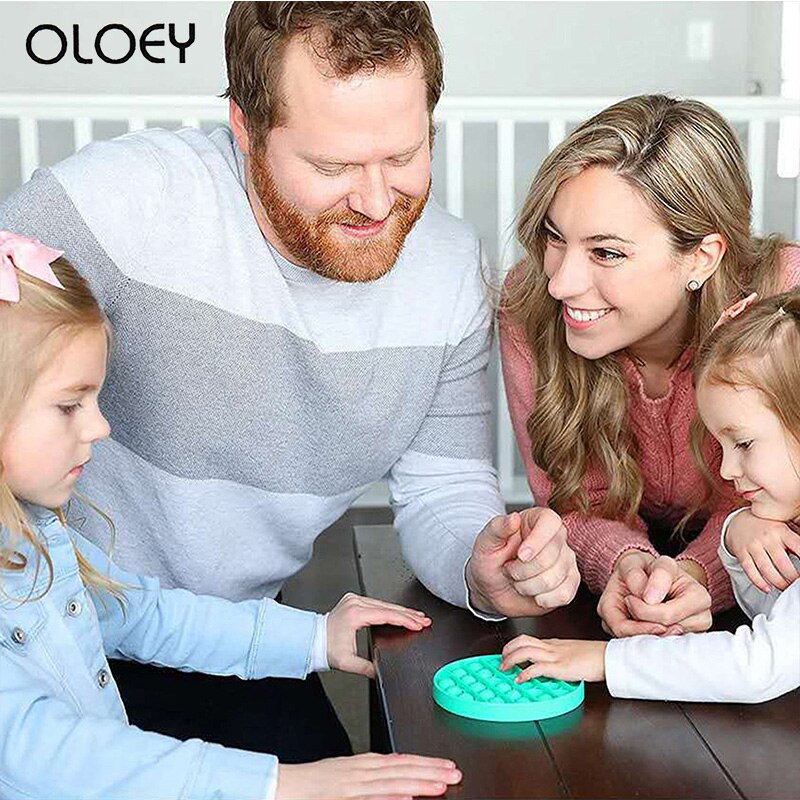 Zappeln Spielzeug Lustige Push-Blase Spielzeug Spezielle Stressabbau Erhöhen Fokus Squeeze Spielzeug pop es zappeln Kinder Familie spielzeug