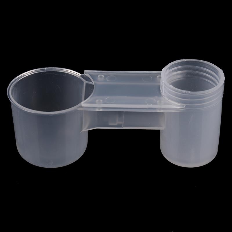 Bebedero de plástico para pájaros, botella de agua para pollos, palomas, periquitos calientes para el jardín y el hogar, 1 pieza,