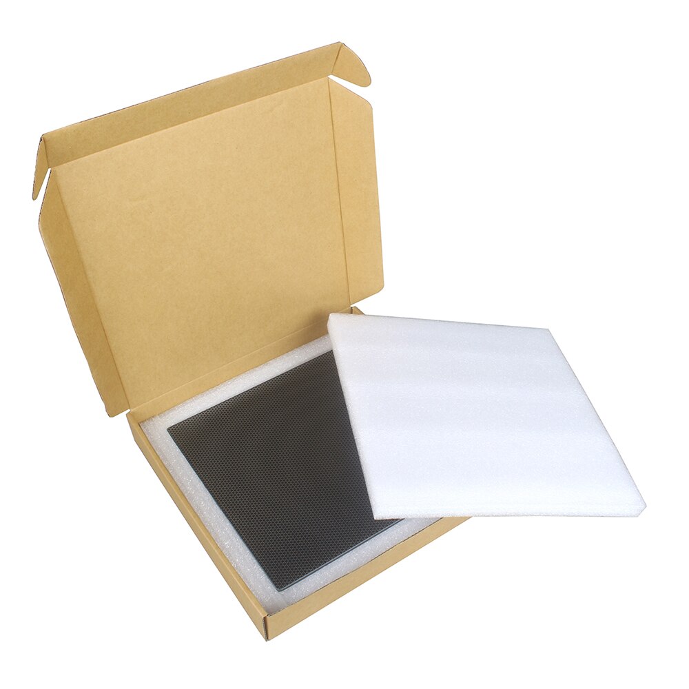 3dsway-piezas de impresora 3D, plataforma de cristal de carbono, cama , superficie de construcción, placa de vidrio Ultrabase templado, 220x220, 310x310