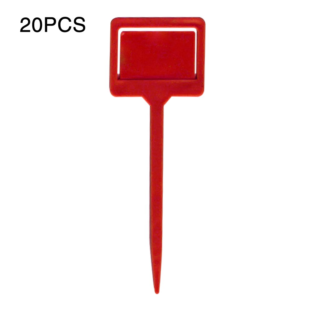 20 pièces étiquette fleur plante PP T Type bricolage jardin réutilisable pelouse pépinière étiquettes