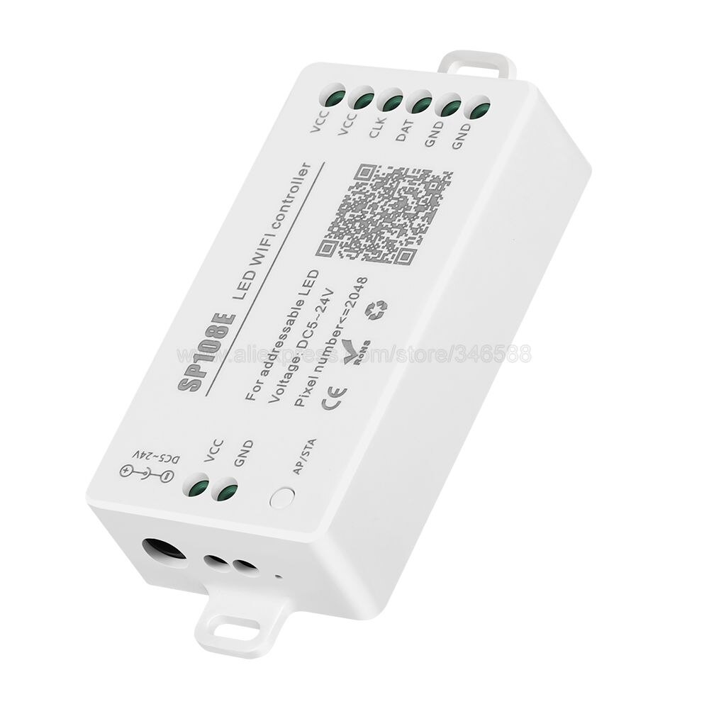 SP108E Magie Farbe Pixel LED Controller WS2812B WS2811 WS2813 LED Streifen Modul Smart App Drahtlose Steuerung iOS Android DC5-24V