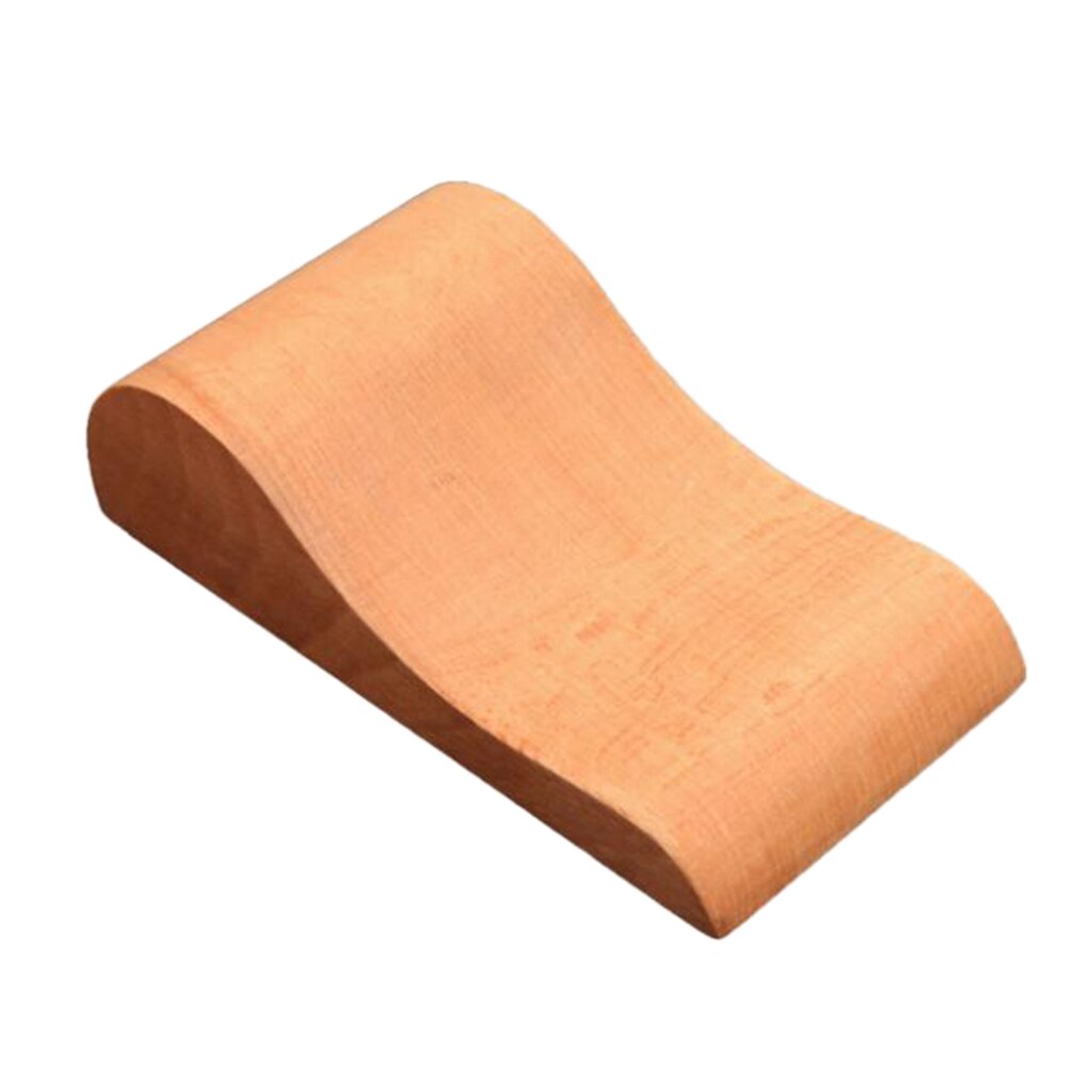 Beech Wooden DIY Leather Belt Bending Tool Leathercraft Polishing Printing