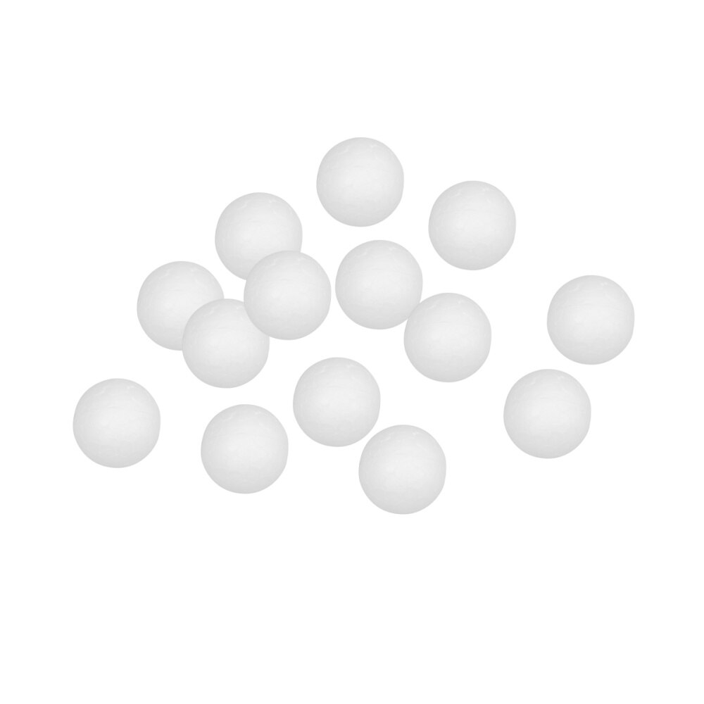 Boules de polystyrène rondes (2cm), 100 pièces, artisanat de modélisation de décoration de mariage, sphère ronde, articles de bricolage (2cm)