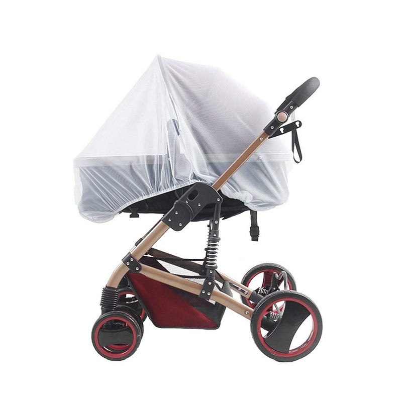 1 stk universal barnevogn mygg insektsnett barnevogn vogn sikker netting barneseng netting baby anti myggnett utendørs beskytte