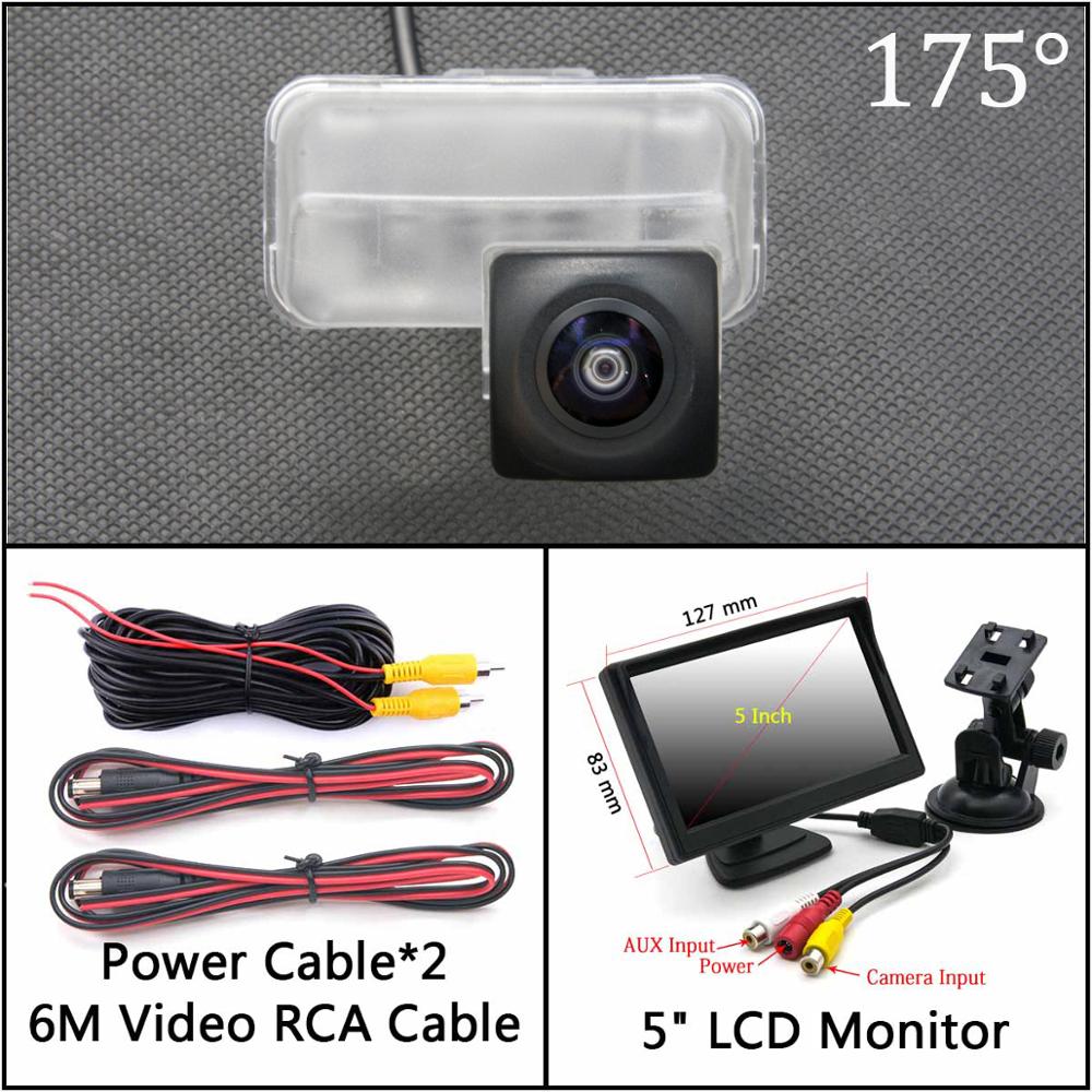 HD Fisheye Starlight Car Rear View Camera For Citroen C4 Picasso/Grand C4 Picasso 2006/C4 L /DS4 DS 4: 175 and 5 inch LCD
