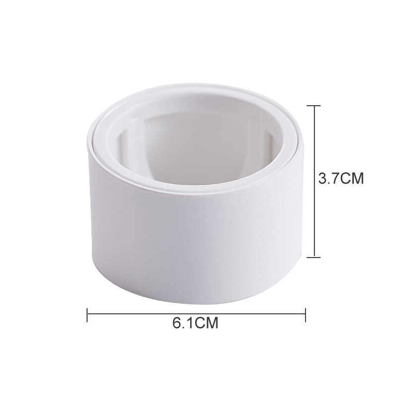 Glazen cosmetische opbergdoos badkamer bureau kroon schoonheid ei bladerdeeg sleutel horloge sieraden lippenstift make-up organizer rek kandelaar: Wit