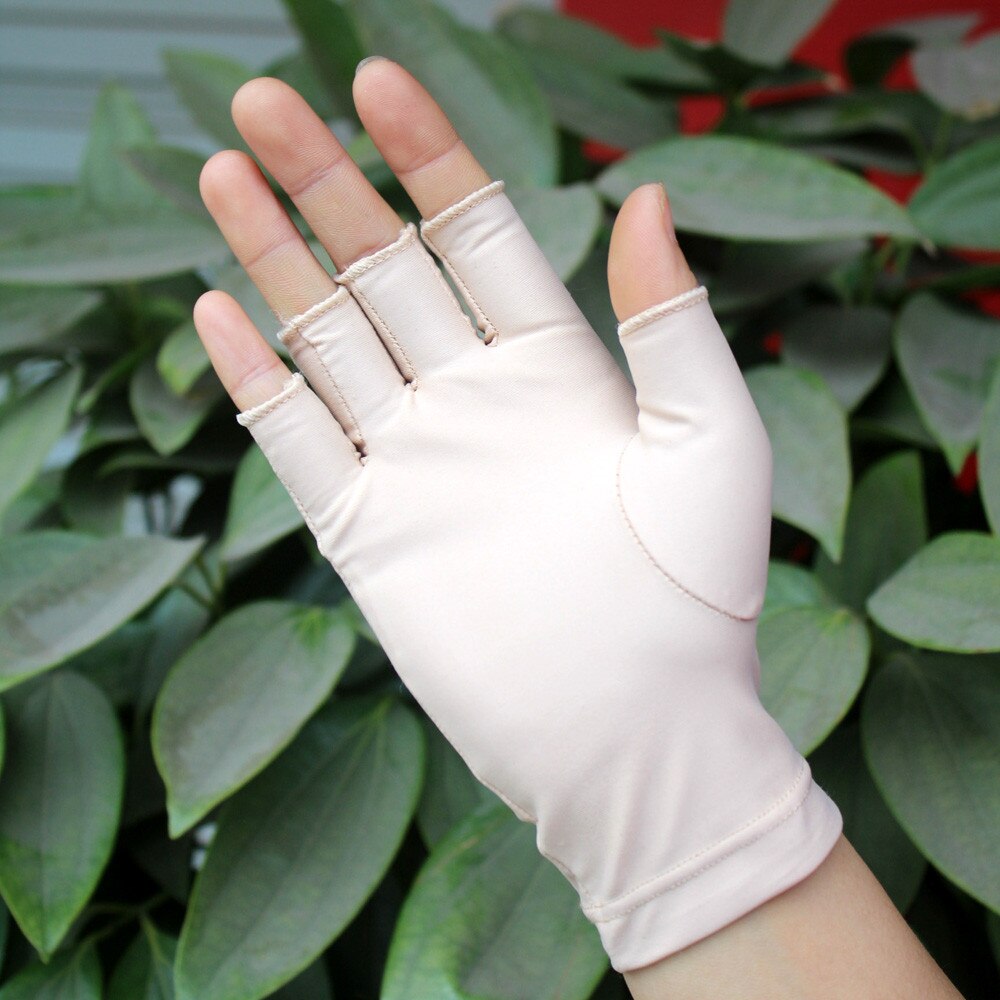 Elastische Strakke Ademend Half Vinger Handschoenen Mannen Vrouwen Dunne Rijden Rijden Sport Fiets Handschoenen Sailor Dance Veiligheid Handschoen