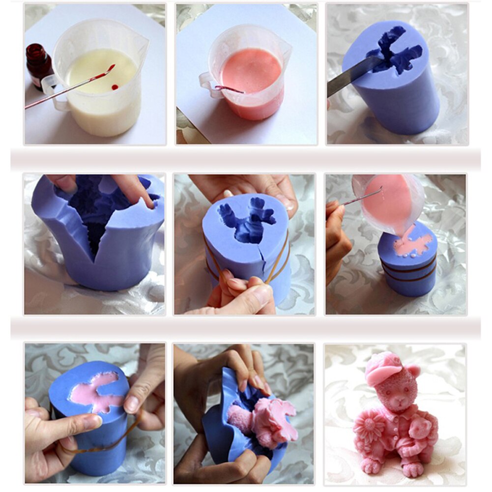 Diy silikon fugleformer såpe salt skulptur form for kake sjokolade dekorasjon 3d simuleringshåndverk