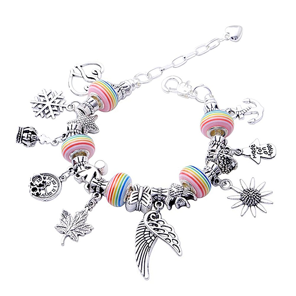 Girls Jewellery Making Kit DIY Handmade Rainbow Cartoon Bracelet For Children Jewellery Making Kit Charming