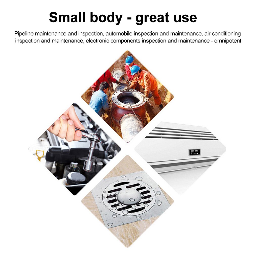 Home Inspection Snake Camera Multifunctional Wireless With 6LED Borescope 8mm Portable Smartphone WIFI Endoscope HD Waterproof