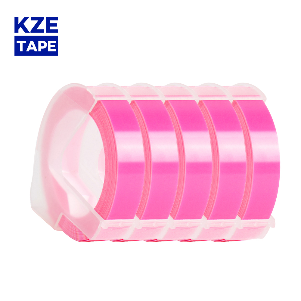 Multicolor 5 rolka 6mm 9mm 12mm 3D tłoczenie taśma z etykietami kompatybilny Dymo 1610 12965 drukarka etykiet do Motex E101 drukarka do etykiet