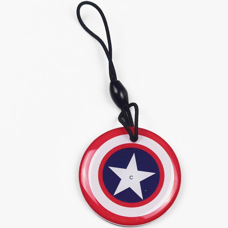 CUID Key Tag Android App MCT Modify UID Changeable NFC 1k s50 13.56MHz Epoxy card Block 0 Writable HF 14443A Keyfob: Pink