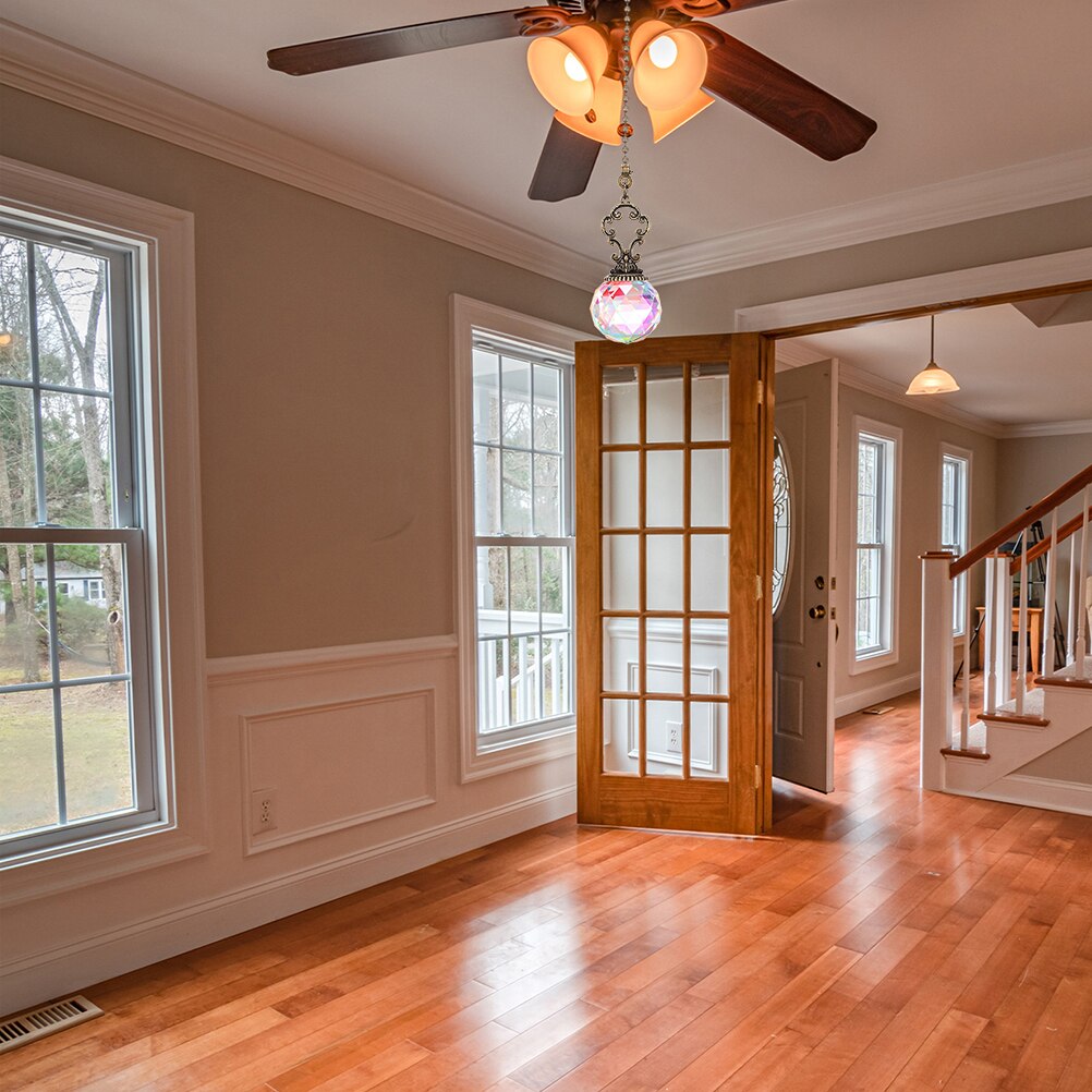 2pcs Ceiling Fan Chains Crystal Fan Chain Extension For Ceiling Light Fan