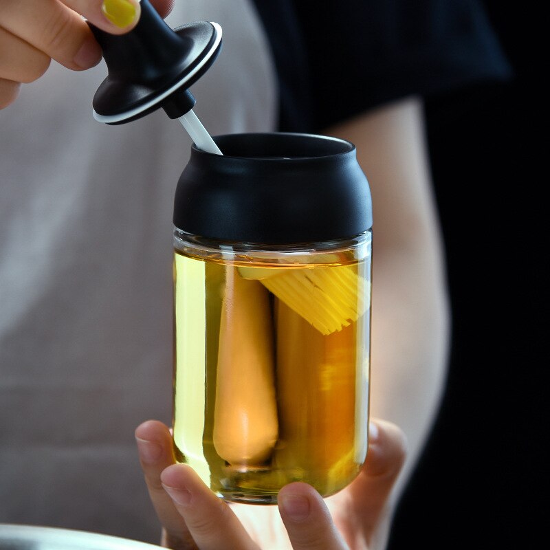 250Ml Spice Fles Zout Peper Pot Kruiden Jar Vochtbestendige Deksel Lepel Kruiden Container Keuken Kruiden Fles JU31805